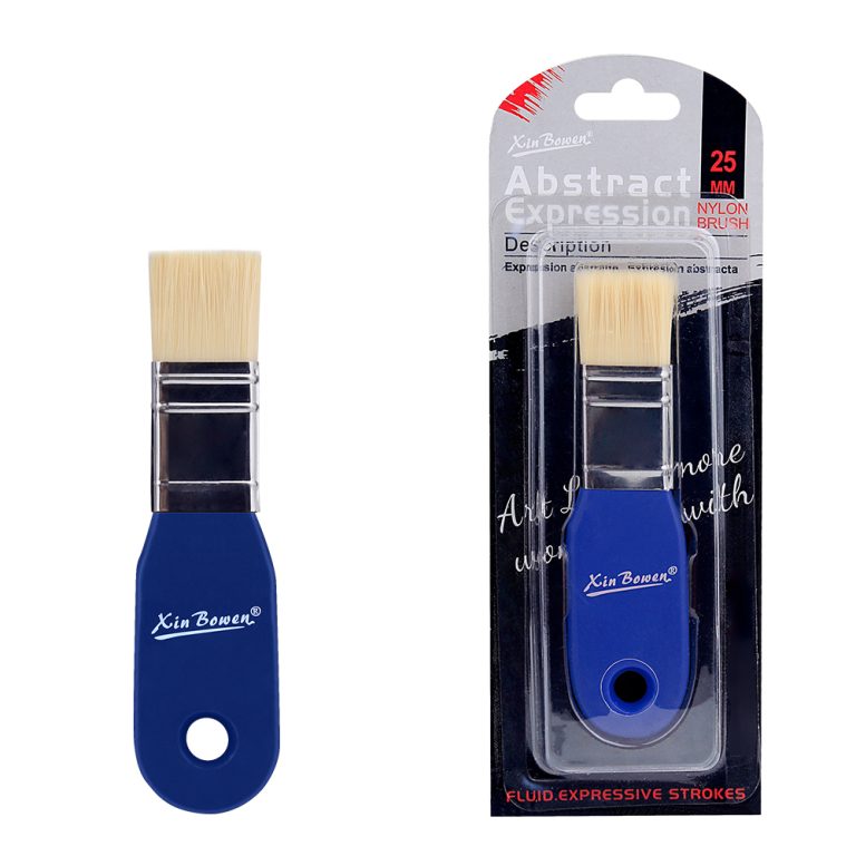 Xin Bowen 1 inch Gesso Brush Birch Wood Handle blue Type