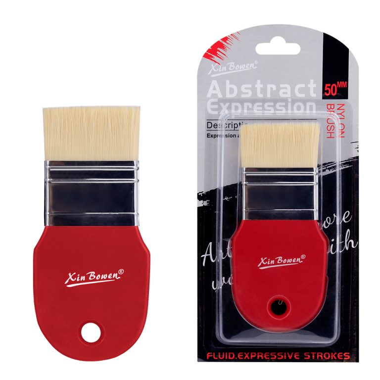 Xin Bowen 2 inch Gesso Brush Birch Wood Handle Red Type
