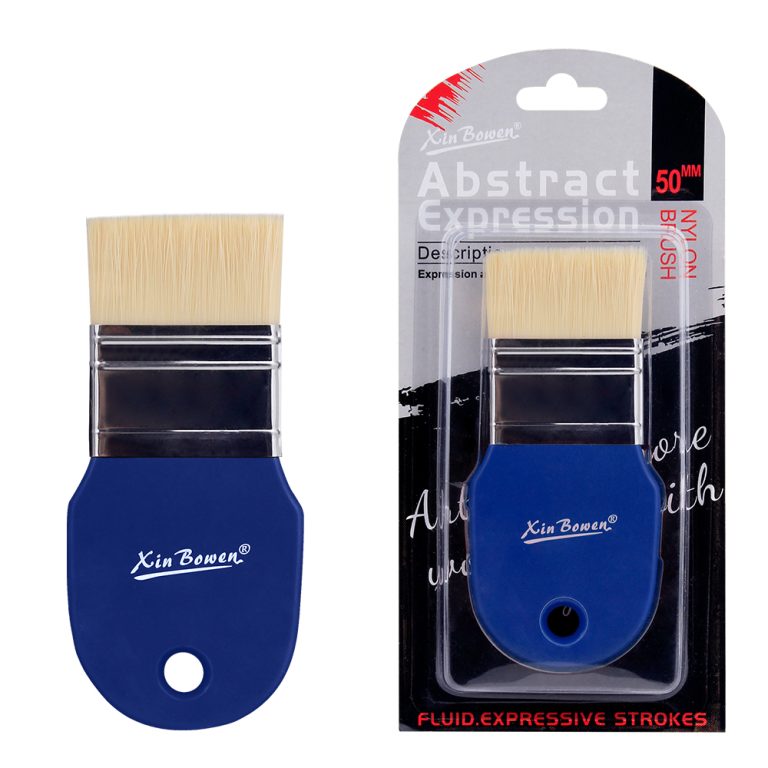 Xin Bowen 2 inch Gesso Brush Birch Wood Handle blue Type