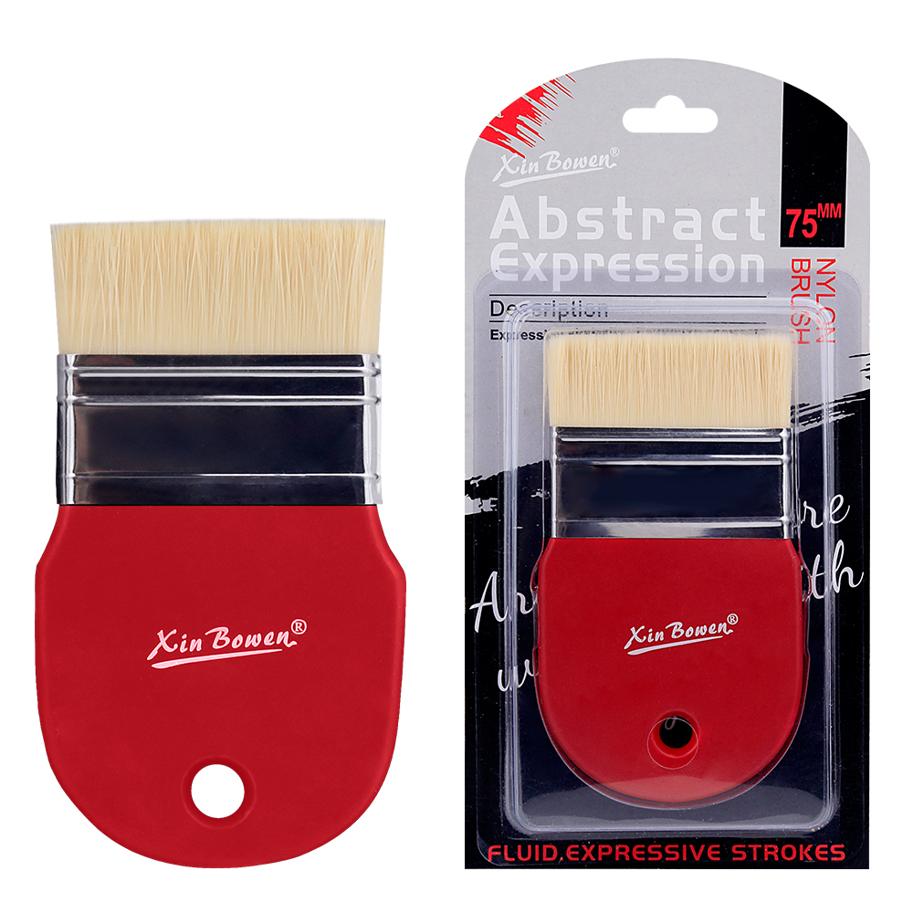 Xin-Bowen-3-inch-Gesso-Brush-Birch-Wood-Handle-Red-Type