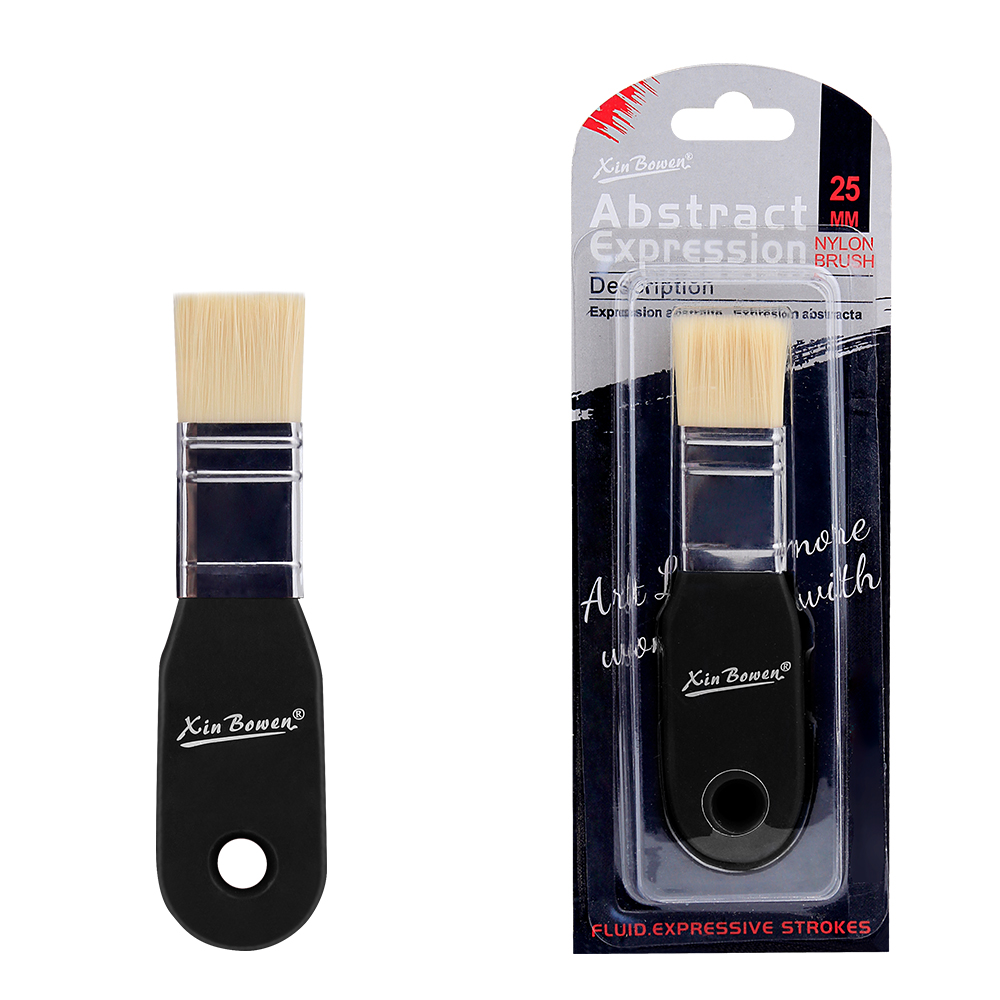 Xin-Bowen-Gesso-1-inch-Brush-Birch-Wood-Handle-Black-Type