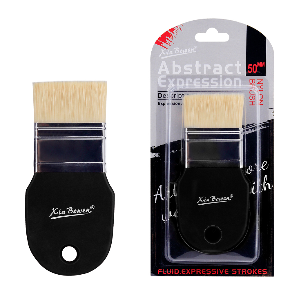 Xin Bowen Gesso Brush 2 inch Birch Wood Handle Black Type