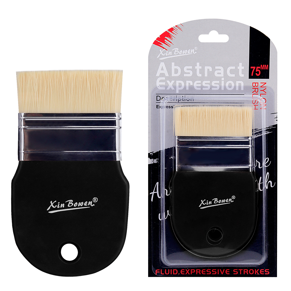 Xin-Bowen-Gesso-Brush-3-inch-Birch-Wood-Handle-black-Type
