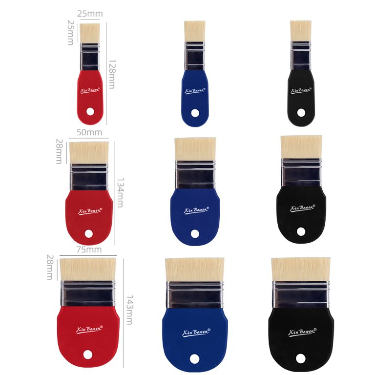 Xin-Bowen-Gesso-Brush-Birch-Wood-Handle-Size-Details