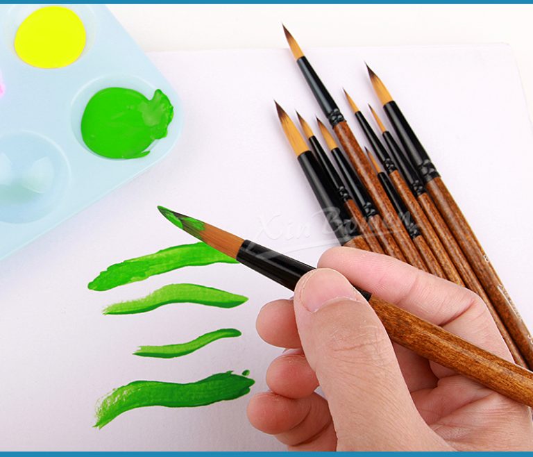 display of tea color point paintbrush (3)