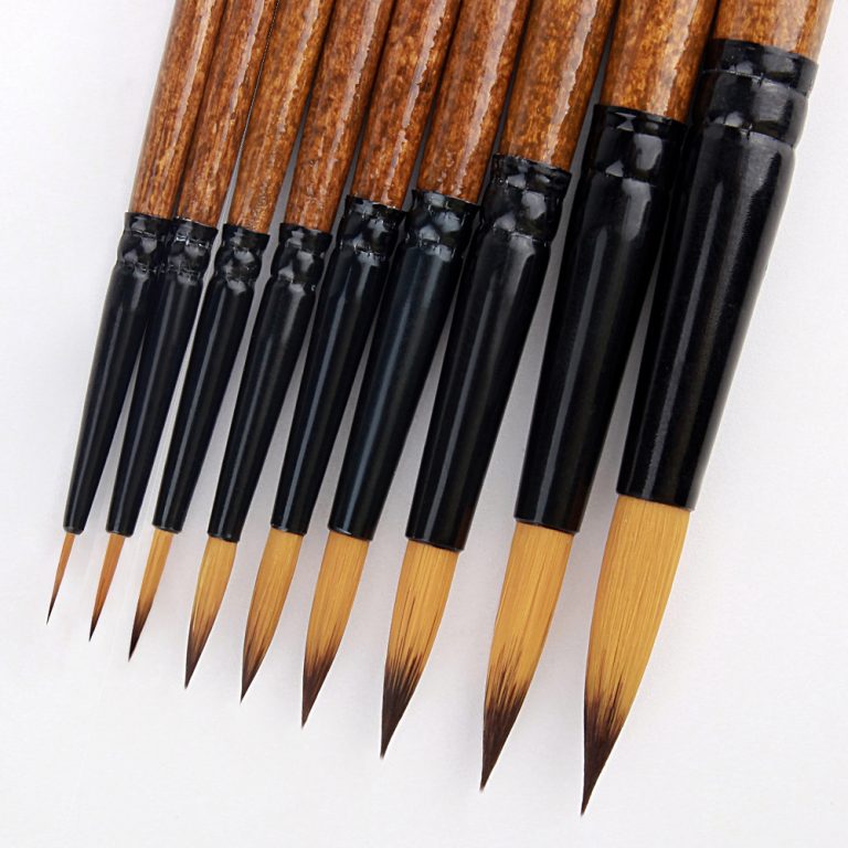 display of tea color point paintbrush (8)