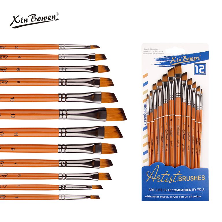 paintbrushes with 12pcs