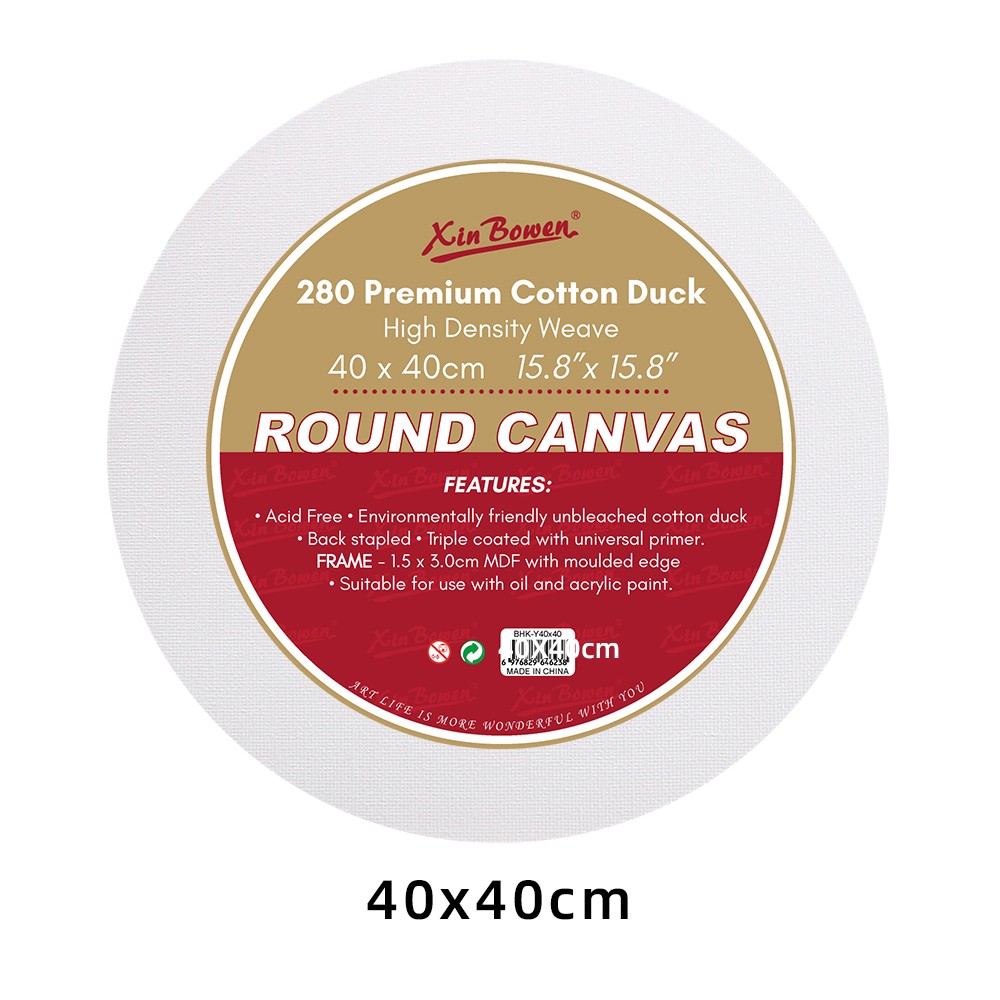 20cm round shape stretched canvas frame 40cm