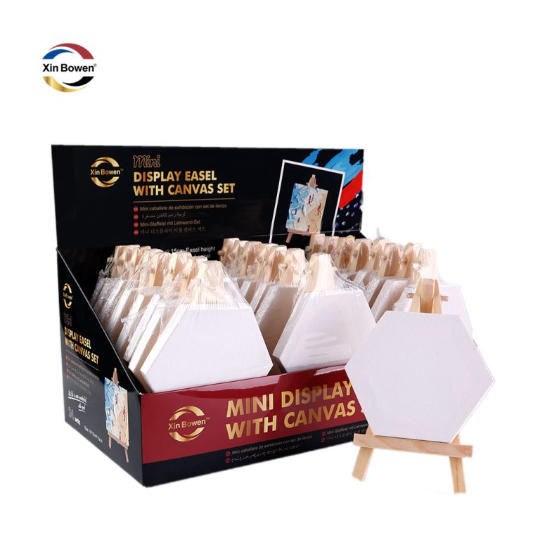 Hexagon color mini canvas tape printing