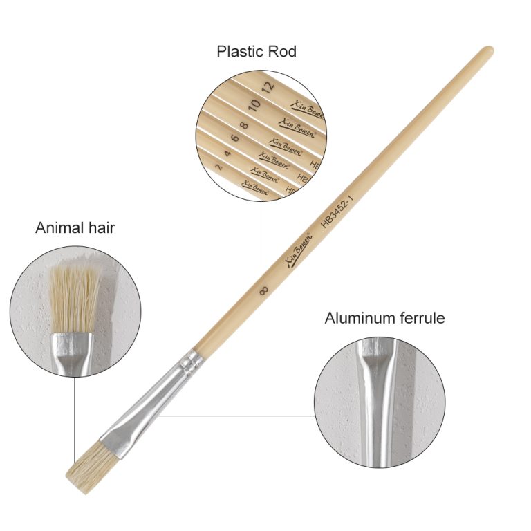 details of paintbrush