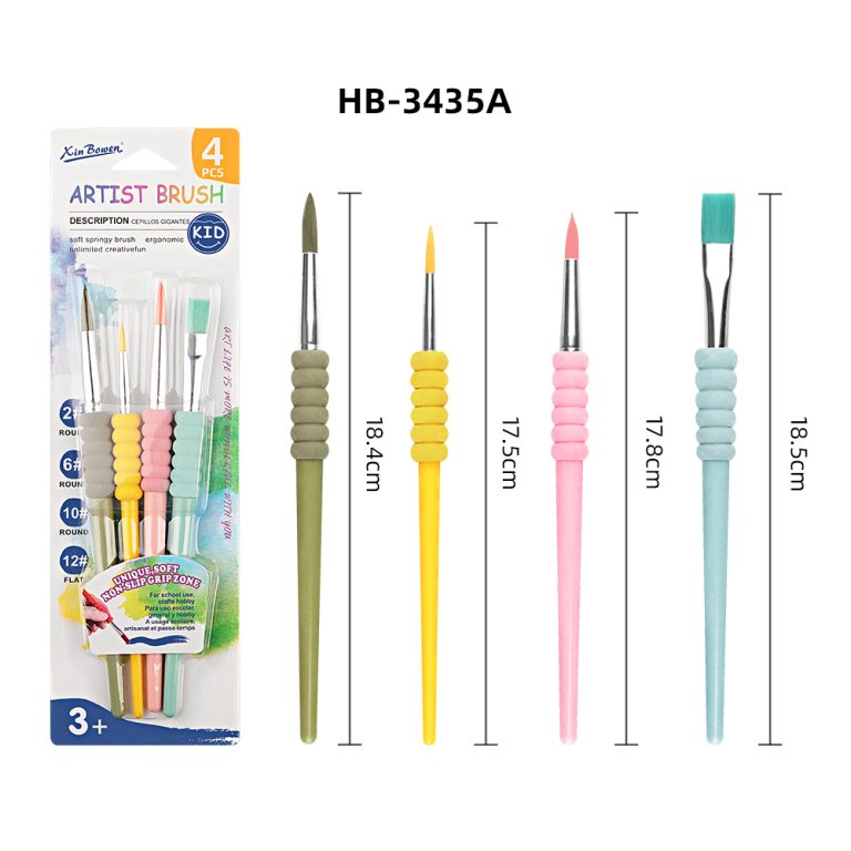 kids paintbrushes 4pieces set