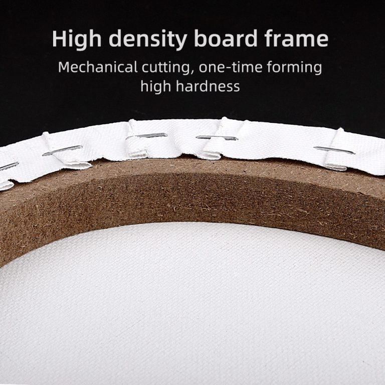 oil oval paint blank canvas