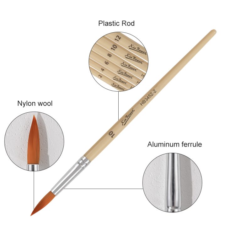 paintbrush of plastic handle