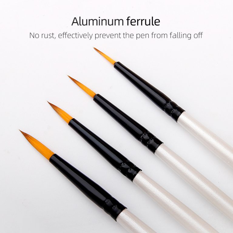 tips details liner paintbrushes set with nylon hair (3)