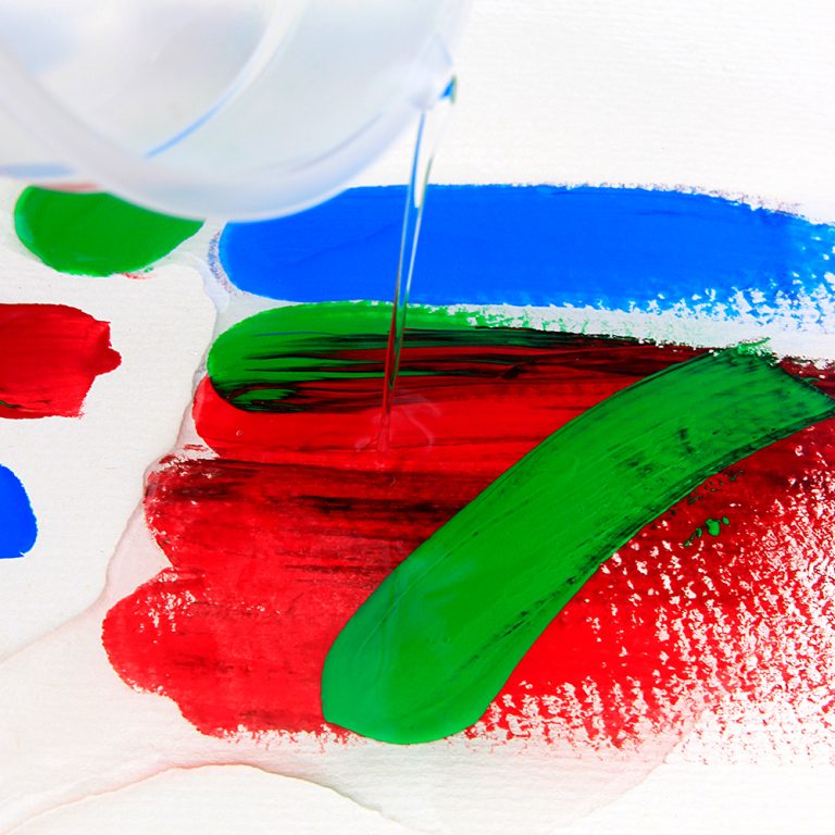 waterproof and coverage of acrylic paint