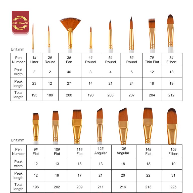 artist paint brushes