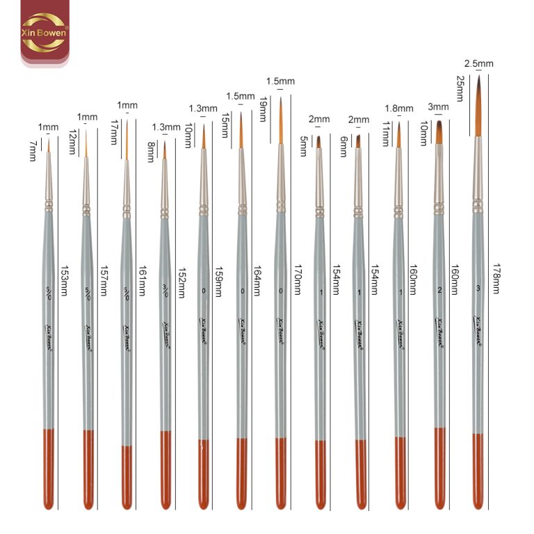 micro paint brush set