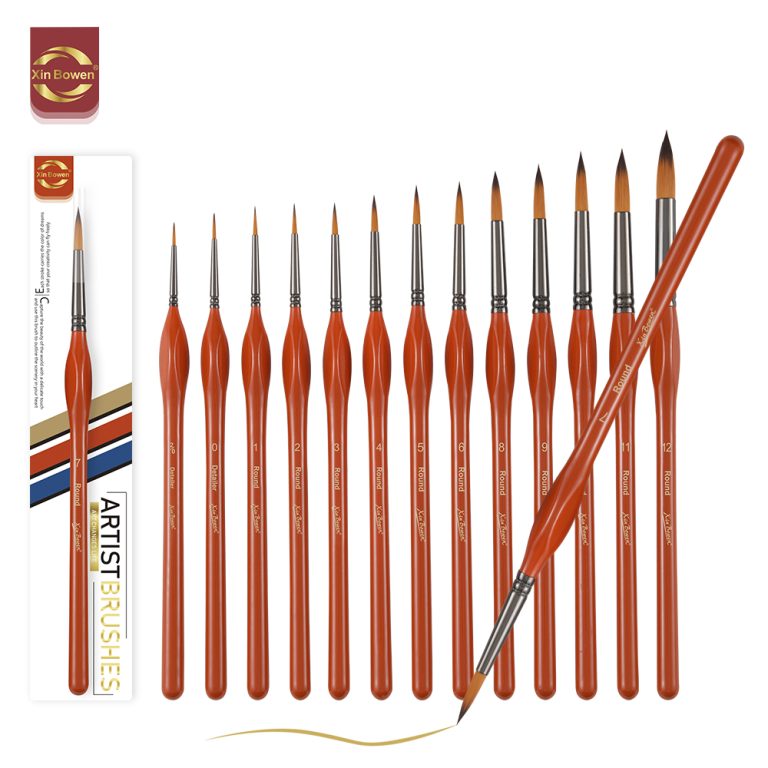 triangular handle paintbrushes set for artist