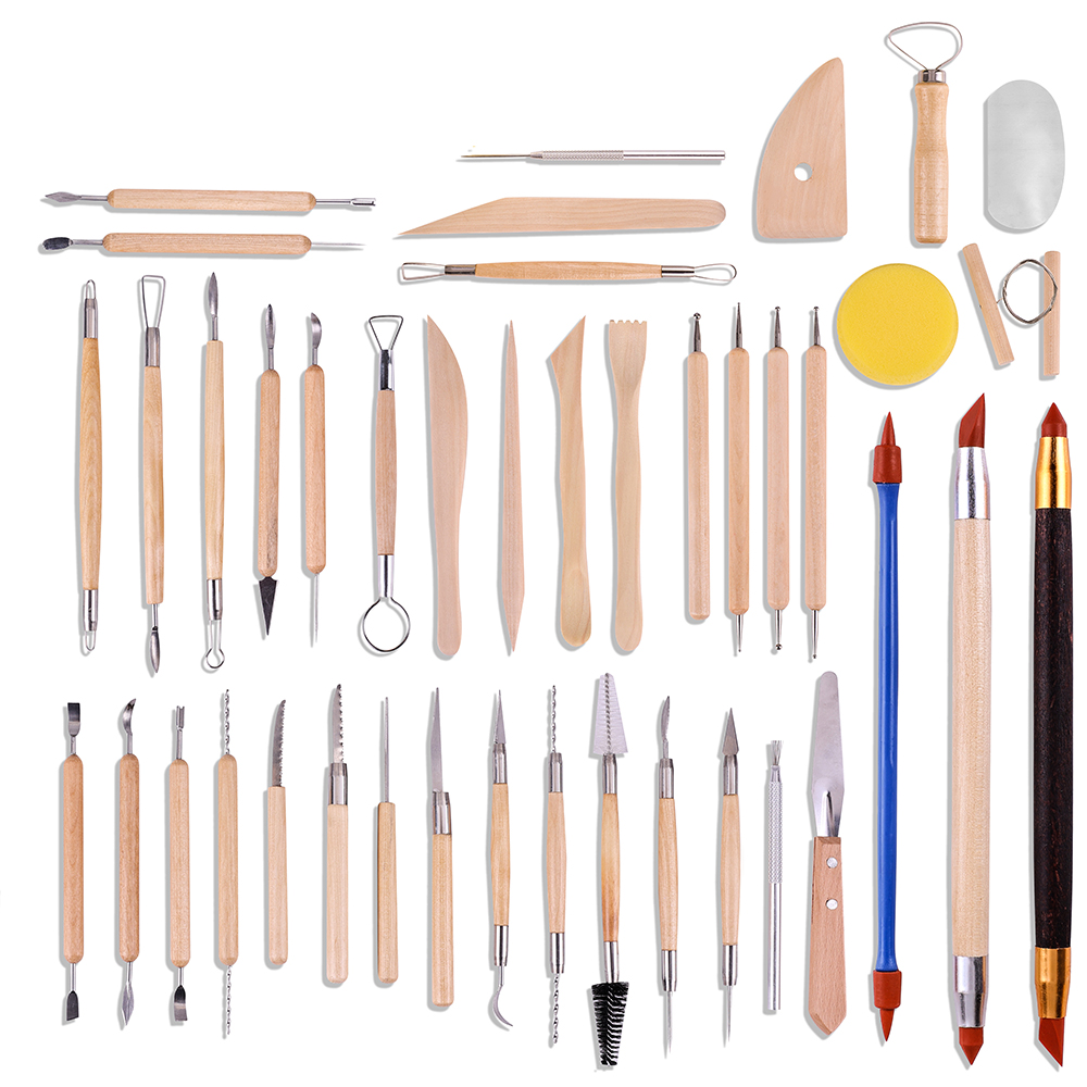 42Pcs Clay Craft Pottery Combination Tools Set For Artwork - xinbowen