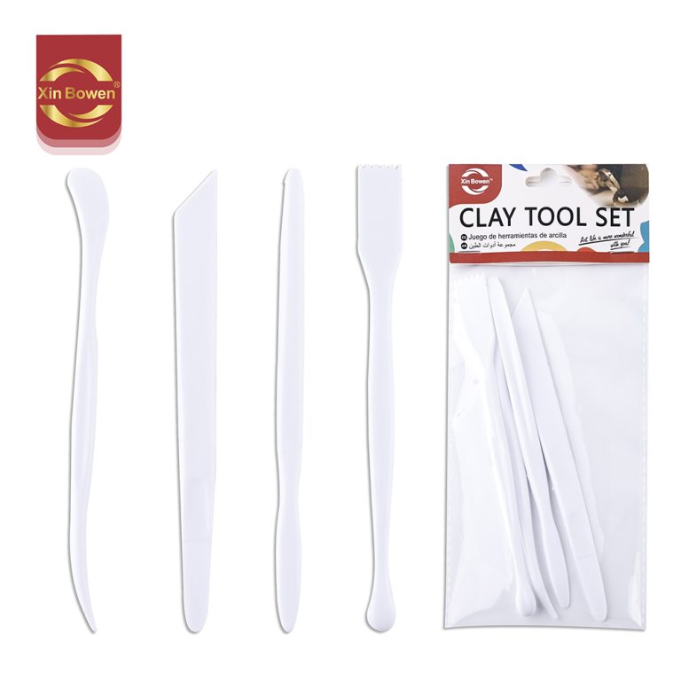 plastic white color clay tools