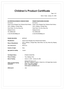 CPC Certificate