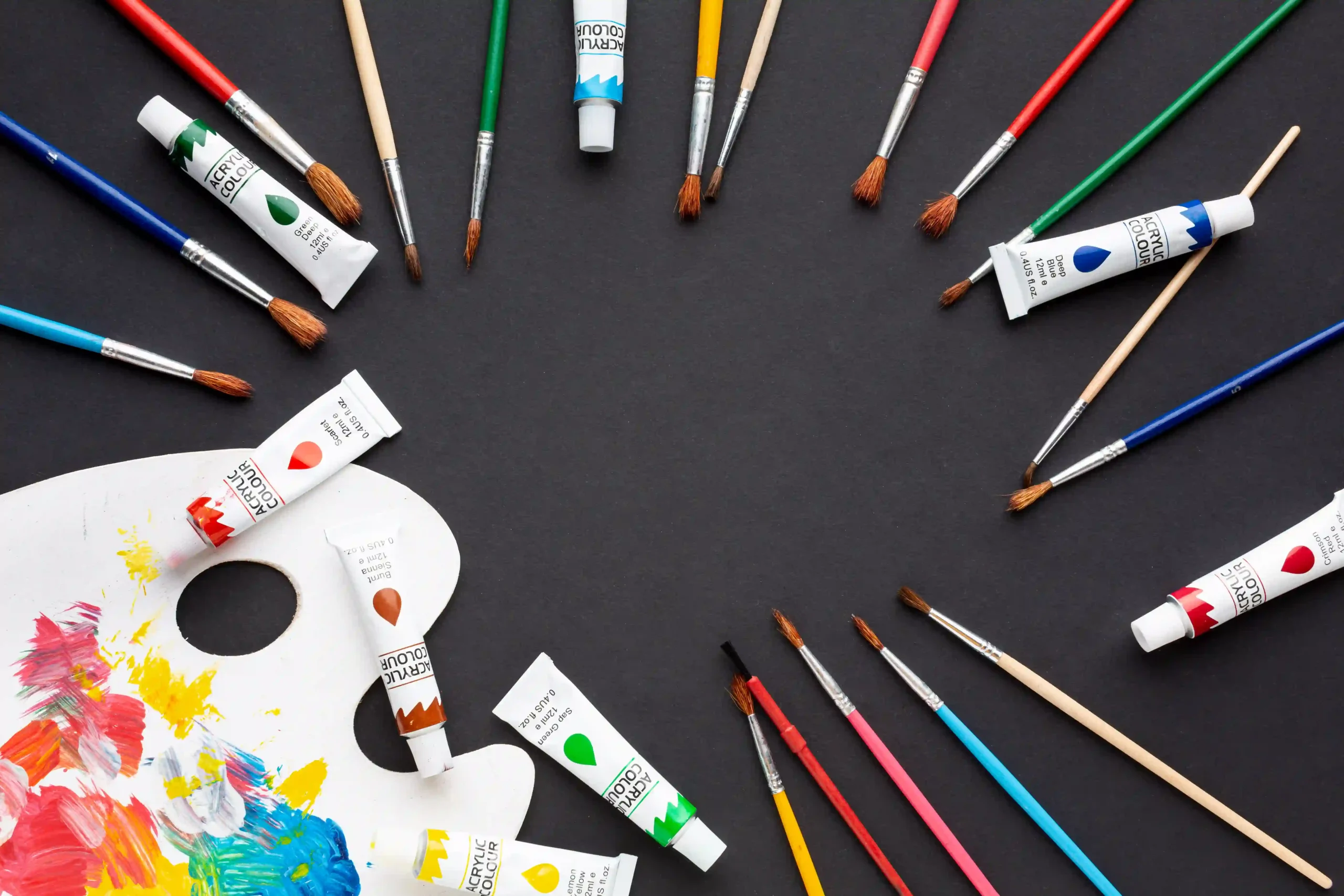 Art Paints and Brushes