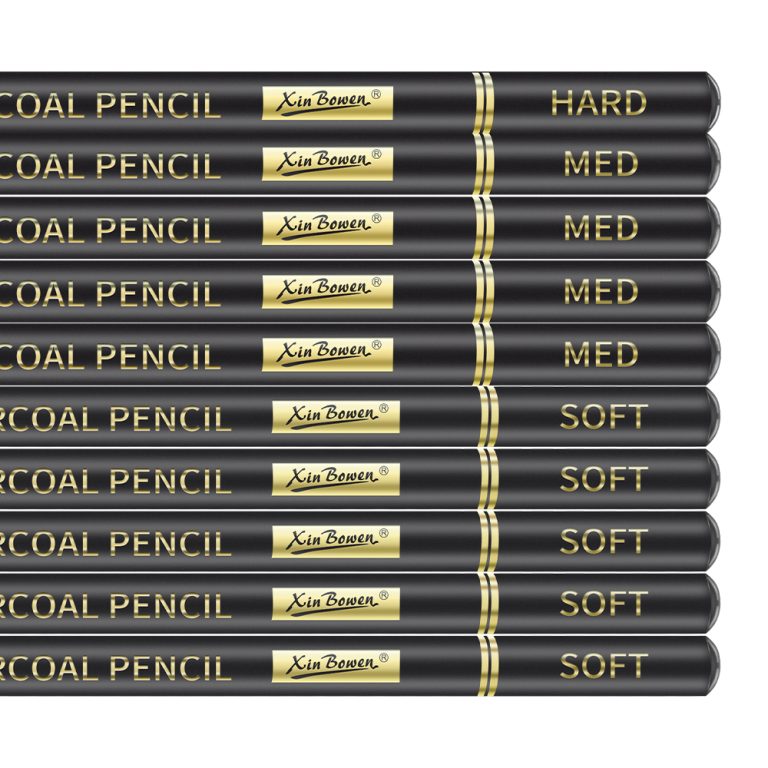 hard sketching pencils charcoal