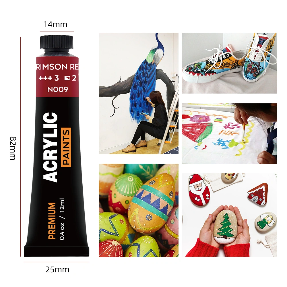 24 Base Acrylic Color Paint Set 12ML-3