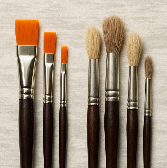 Nylon Brushes vs. Bristle Brushes-1