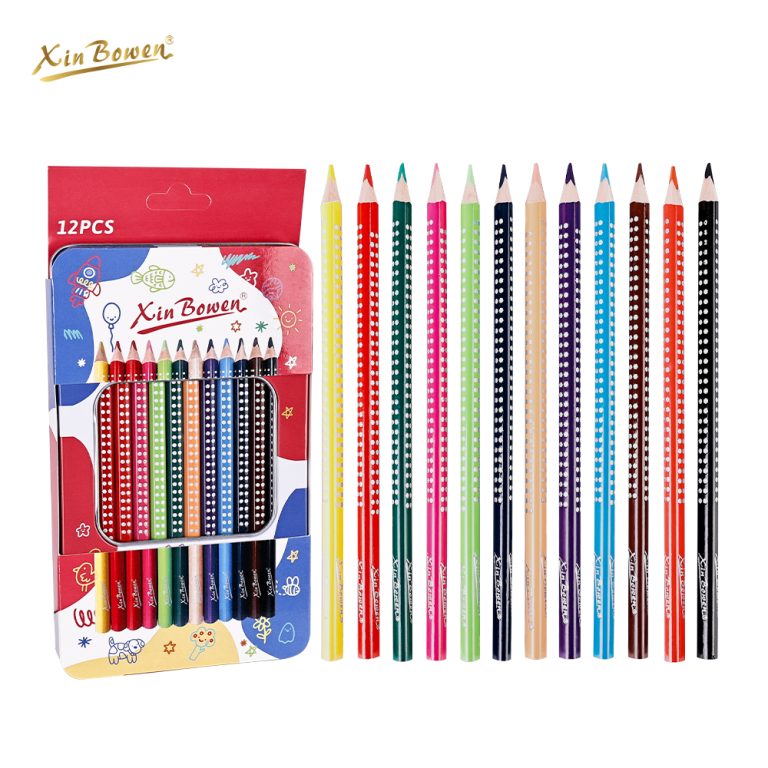color pencil with iron box
