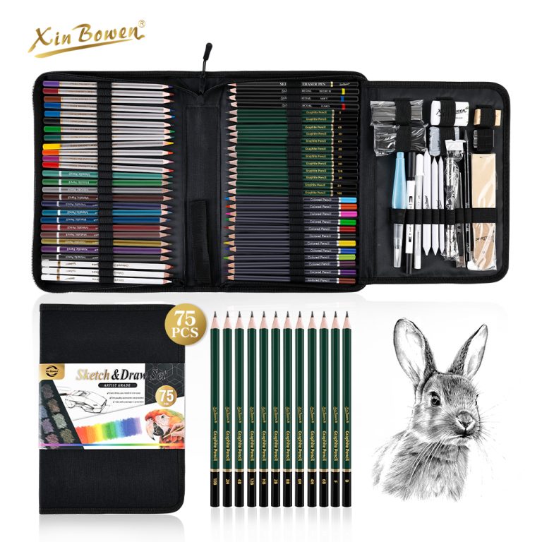 75 pcs artist sketching tools bluk sale (2)