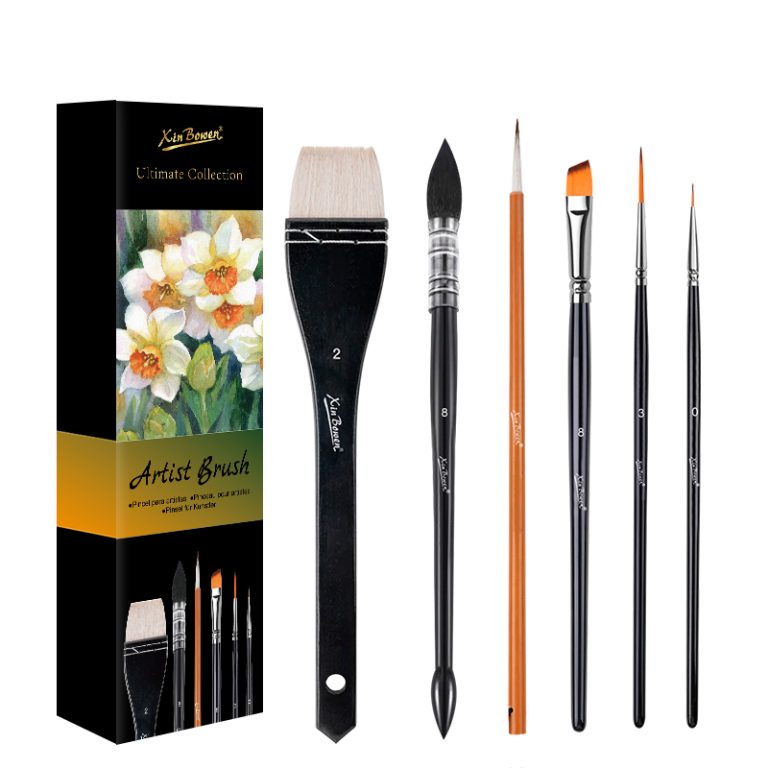 Watercolor paintbrushes set