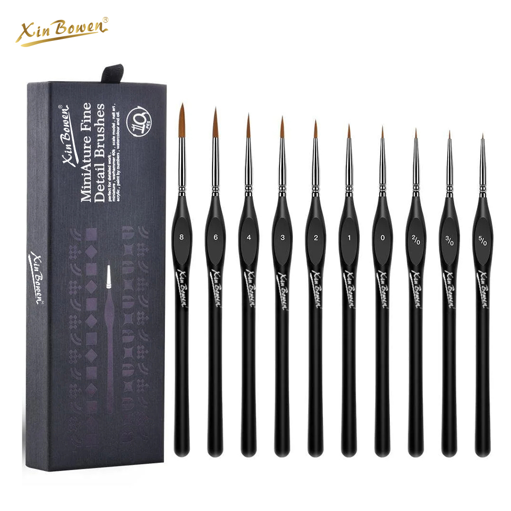 Xin Bowen Liner Paintbrushes set 10pcs