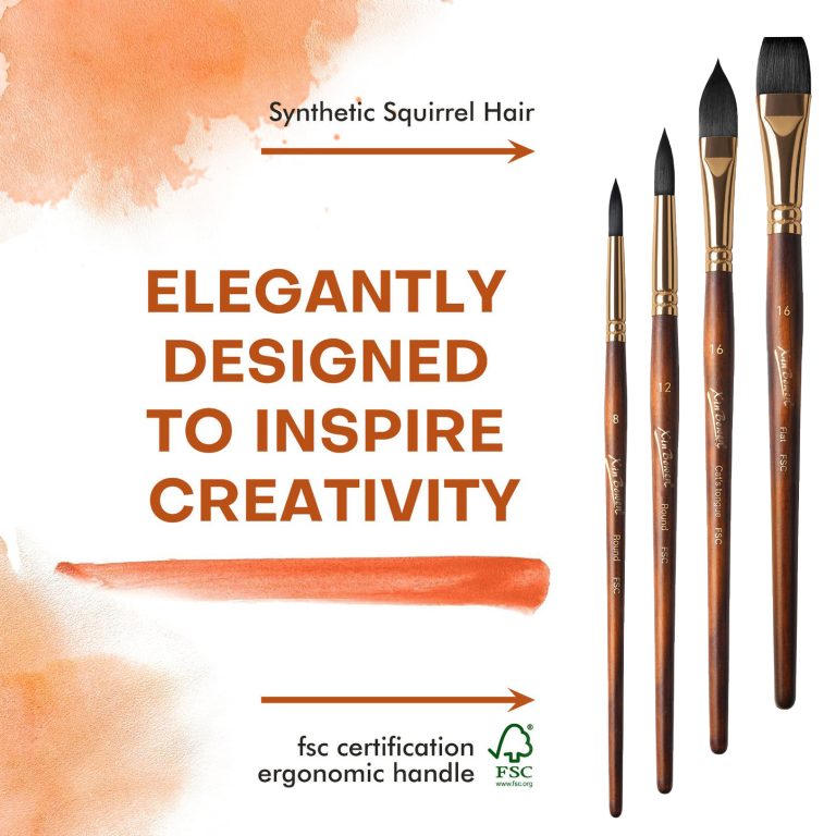 quality brushes set for watercolor