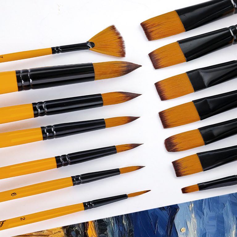 art work of paintbrushes