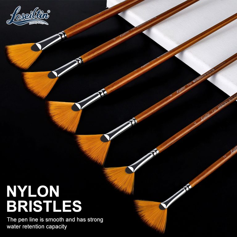 fan shape professional paint brush