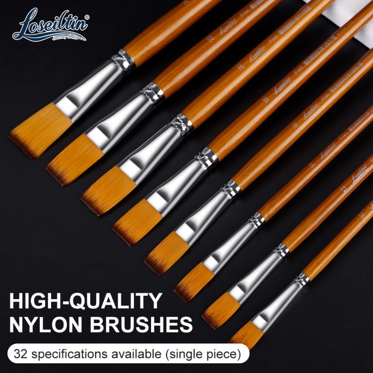 flat head long handle paintbrush