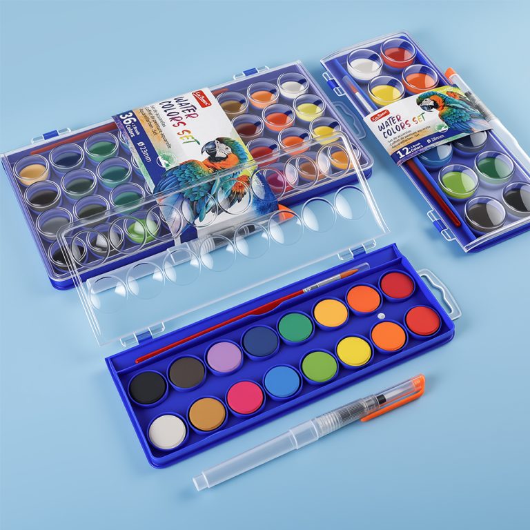 watercolor art paint cake (2)