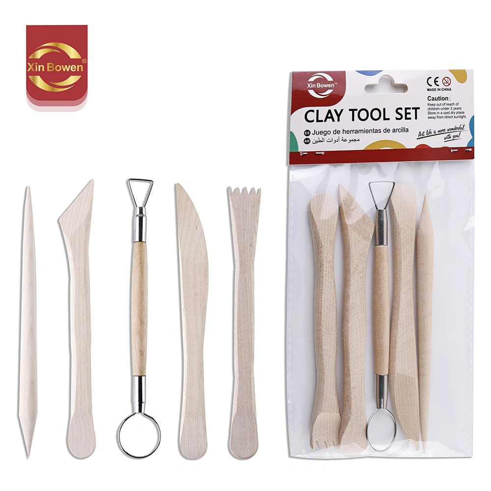 5Pcs Double Head Craft Work Clay Art Tools 1