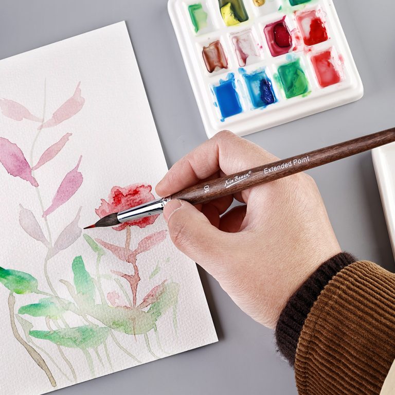 artist watercolor paintbrush animal hair (5)