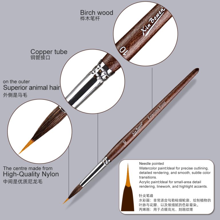 paintbrushes for watercolor art