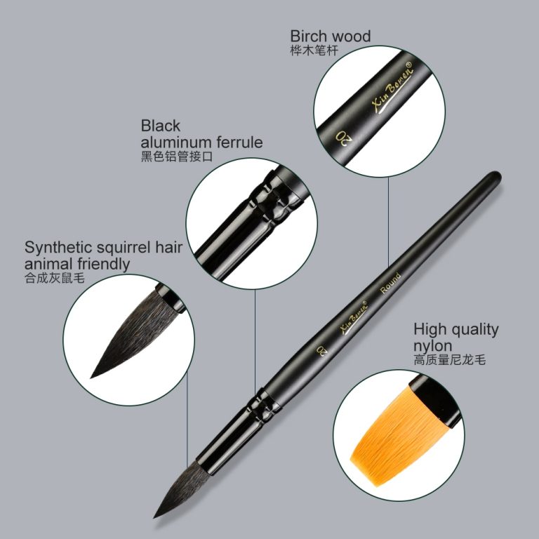 HB-3397 paintbrushes set (4)