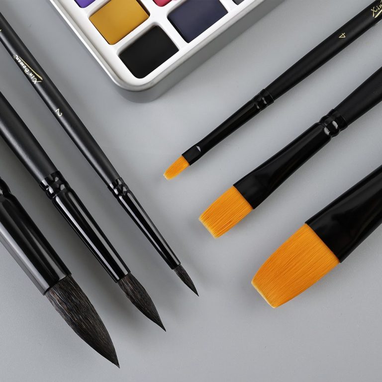 HB-3397 paintbrushes set (9)