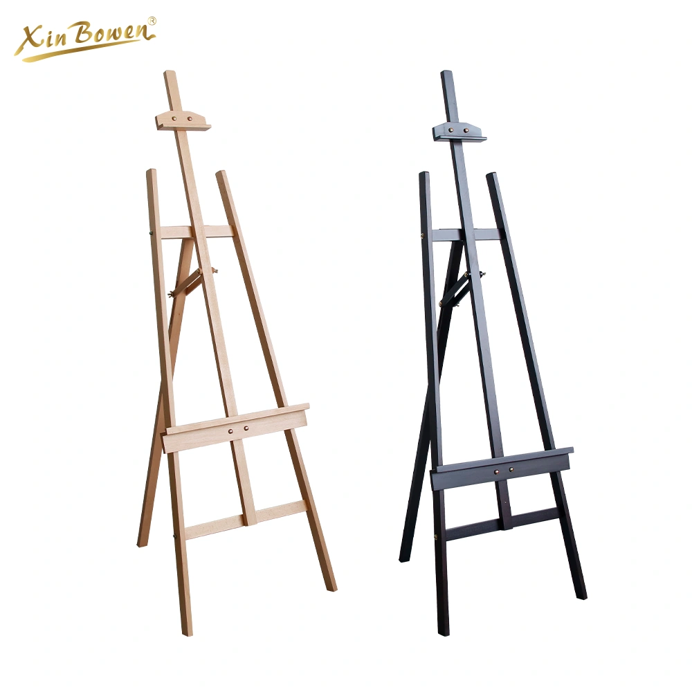 Non-adjustable Fixed Size Easel Pine Wood Beech Wood Stand 1