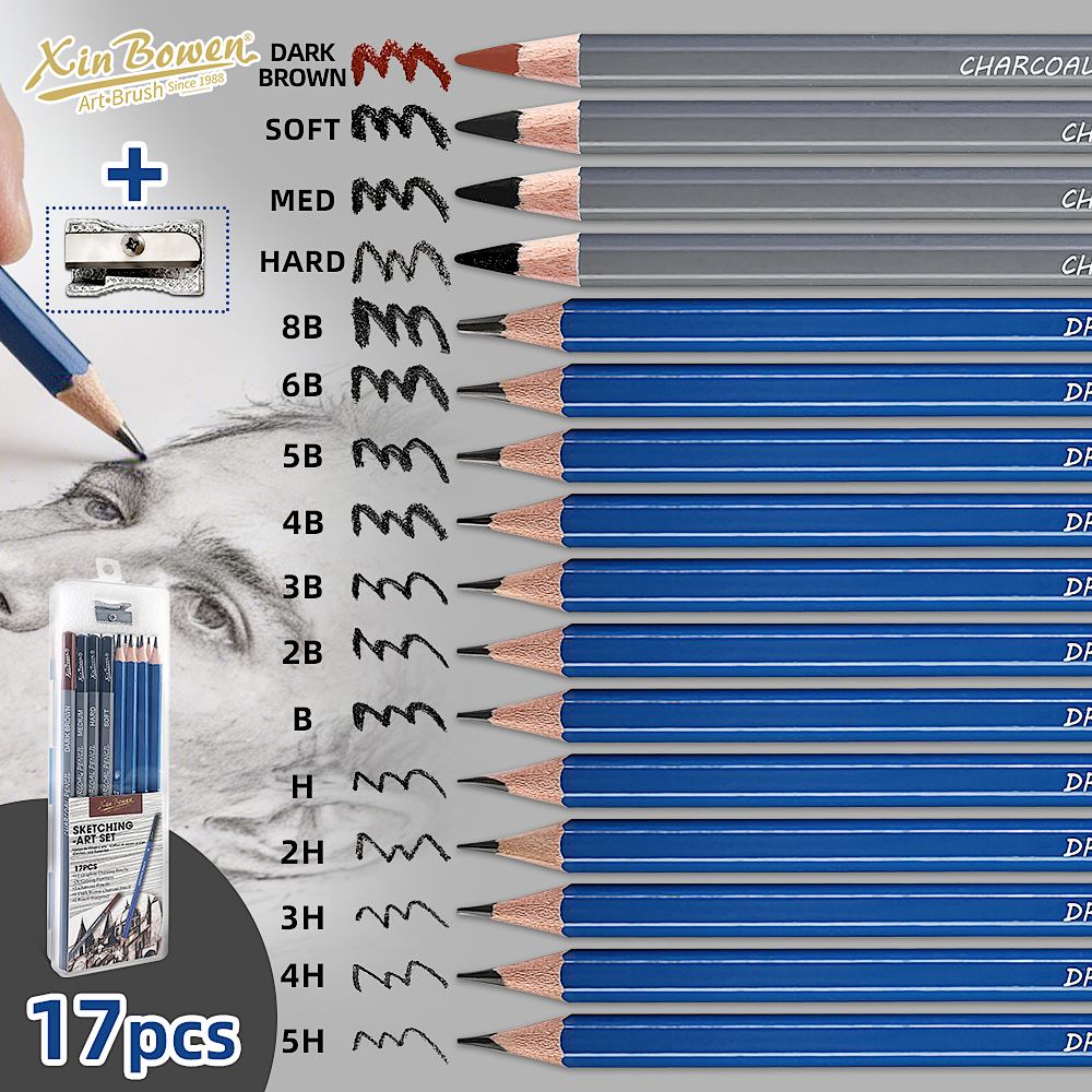 sketch pencils set with sharpner (4)