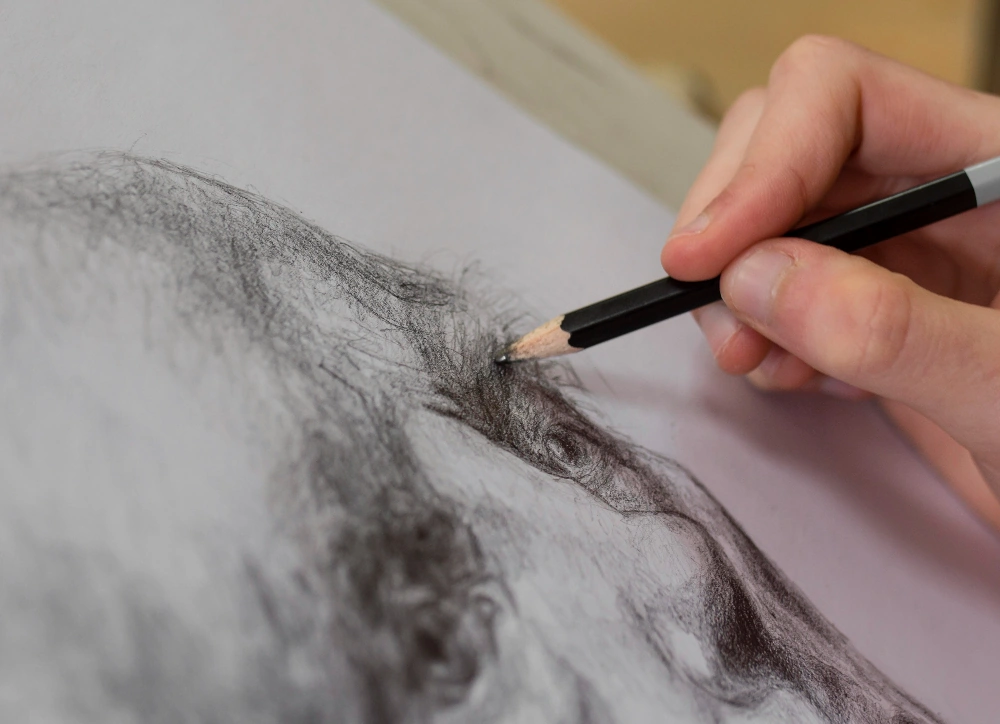 Pencil Art Drawing Shading 2