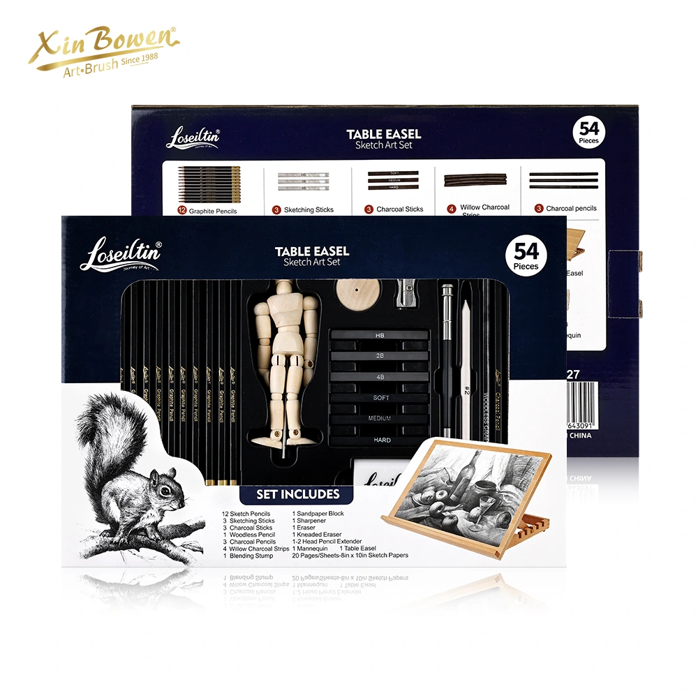 Xin Bowen L-227S SKETCHING ART DRAWING SET- 54PCS 3