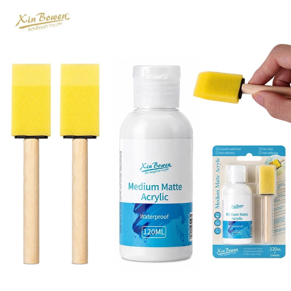 xin bowen acrylic sponge brush