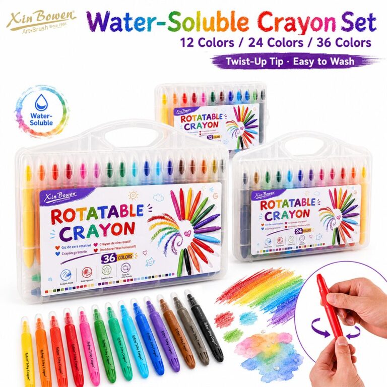 art Supplies Rotatable crayon sticks for artist (6)