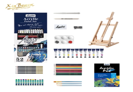 52PCS Acrylic Paint Set Professional Kit